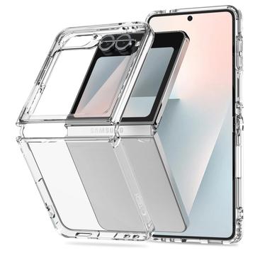 Samsung Galaxy Z Flip6/Flip7 FE Tech-Protect Flexair Hybrydowe Etui - Transparentny