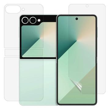 Samsung Galaxy Z Flip7 FE Zestaw Osłon Full Cover - Przezroczysty