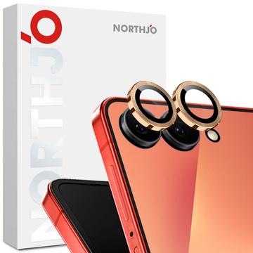 Zestaw osłon obiektywu aparatu Samsung Galaxy Z Flip7 Northjo - złoty