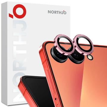Zestaw osłon obiektywu aparatu Samsung Galaxy Z Flip7 Northjo - różowy