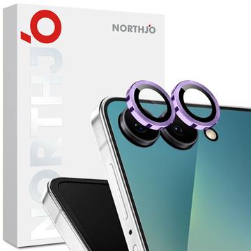 Zestaw osłon obiektywu aparatu Samsung Galaxy Z Flip7 Northjo - fioletowy
