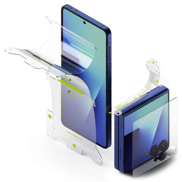 Samsung Galaxy Z Flip7 Ringke 3-w-1 Pro Zestaw ochronny - Przezroczysty - 3 szt.