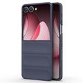 Samsung Galaxy Z Flip7 Etui z TPU Rugged - Ciemnoniebieski