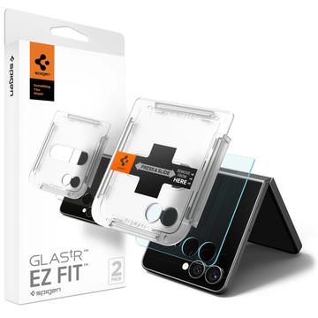 Samsung Galaxy Z Flip7 Szkło Hartowane Spigen Glas.tR Ez Fit - 2 Szt.