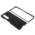 Gumowane Etui z Tworzywa do Samsung Galaxy Z Fold3 5G - Czarne