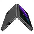 Samsung Galaxy Z Fold4 5G Gumowane Etui z Tworzywa - Czarne