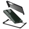 Samsung Galaxy Z Fold4 5G Gumowane Etui z Tworzywa - Czarne
