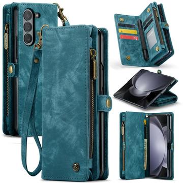 Samsung Galaxy Z Fold6 Wielofunkcyjny Pokrowiec-Portfel Caseme 008 2-w-1 - Błękit
