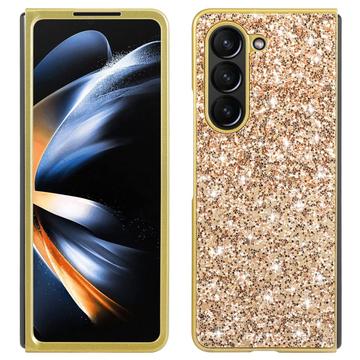 Samsung Galaxy Z Fold6 Hybrydowe Etui z Serii Glitter - Złoto