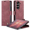 Samsung Galaxy Z Fold7 Etui z Portfelem Caseme 013 - Czerwone Wino