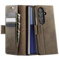 Etui-portfel z fakturą cielęcą z blokadą RFID Samsung Galaxy Z Fold7 Caseme 033
