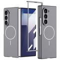 Samsung Galaxy Z Fold7 GKK Magnetyczne smukłe etui z zabezpieczeniem ekranu ze szkła hartowanego - szary
