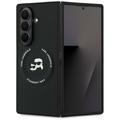 Etui magnetyczne Samsung Galaxy Z Fold7 Karl Lagerfeld Karl and Choupette Heads - Czarny