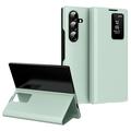 Samsung Galaxy Z Fold7 Smart Clear View Etui z klapką z kieszenią na kartę