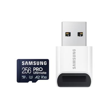 Karta pamięci Samsung Pro Ultimate MicroSDXC z czytnikiem kart MB-MY256SB/WW - 256 GB
