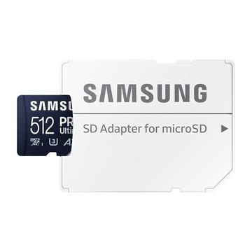 Karta pamięci Samsung Pro Ultimate MicroSDXC z adapterem SD MB-MY512SA/WW - 512 GB