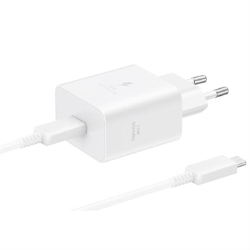 Ładowarka Sieciowa USB-C Samsung Super Fast EP-T4511XWEGEU - 45W - Biel