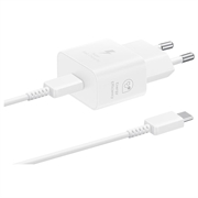 Ładowarka Sieciowa Samsung USB-C z Kablem EP-T2510XWEGEU - 25W