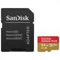 SanDisk Extreme Plus Karta microSDXC UHS-I  SDSQXBZ-064G-GN6MA - 64GB