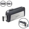 SanDisk Ultra Dual Drive USB Type-C Flash Drive SDDDC2-016G-G46 - 16GB