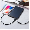 Solarny Powerbank Sandberg Urban 10000mAh - USB-C, USB - Czarny