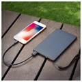 Solarny Powerbank Sandberg Urban 10000mAh - USB-C, USB - Czarny