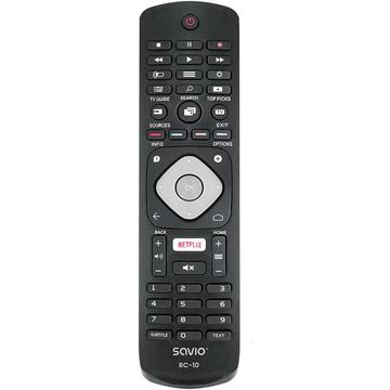 Uniwersalny pilot zamienny Savio RC-10 do telewizorów Philips - niezawodny i łatwy w użyciu