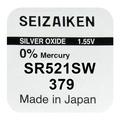 Bateria Seizaiken 379 SR521SW Silver Oxide - 1.55V