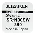 Bateria Seizaiken 390 SR1130SW Silver Oxide - 1.55V