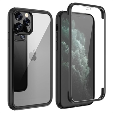 iPhone 11 Pro Hybrydowe Etui Shine&Protect 360 - Czarne / Przezroczyste