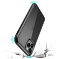 iPhone 11 Pro Max Hybrydowe Etui Shine&Protect 360 - Czarne / Przezroczyste