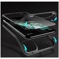 iPhone 11 Pro Max Hybrydowe Etui Shine&Protect 360 - Czarne / Przezroczyste