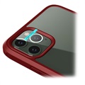 iPhone 11 Pro Max Hybrydowe Etui Shine&Protect 360 - Czerwień / Przezroczysty