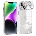 iPhone 14 Amortyzujące Hybrydowe Etui z Ochroną Aparatu