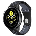 Samsung Galaxy Watch Active Silikonowy Pasek - Czarny / Szary