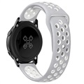Samsung Galaxy Watch Active Silikonowy Pasek - Biały / Szary