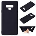Silikonowe Etui Samsung Galaxy Note9 - Elastyczne i Matowe - Czarne
