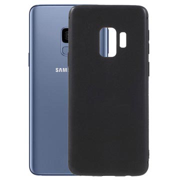Samsung Galaxy S9 Elastyczne Matowe Etui Silikonowe - Czarne