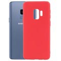 Samsung Galaxy S9 Elastyczne Matowe Etui Silikonowe - Czerwone