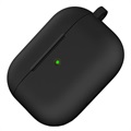 AirPods 3 Silikonowe Etui z Brelokiem A060 - Czarne