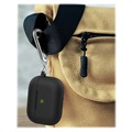 AirPods 3 Silikonowe Etui z Brelokiem A060 - Czarne