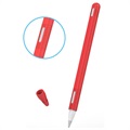 Silikonowe etui ze skuwką do rysika Apple Pencil (2 generacji) - Czerwone