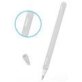 Silikonowe etui ze skuwką do rysika Apple Pencil (2 generacji) - Białe