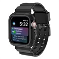 Sportowy silikonowy pasek z etui do Apple Watch z serii 4