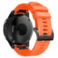 Silikonowy Pasek - Garmin Fenix 6 GPS/6 Pro GPS/5/5 Plus - Pomarańczowy