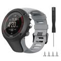 Silikonowy pasek do Suunto Ambit3 Peak/Sport/Vertical - szary