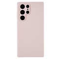 Samsung Galaxy S22 Ultra 5G Etui Silky Silikonu - Róż