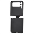 Samsung Galaxy Z Flip3 5G Etui z Metalowym Pierścieniem - Czarne