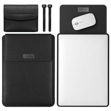 Uniwersalny pokrowiec ochronny Slim Fit 3 w 1 na tablet/laptop - 13" - Czarny