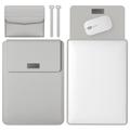Uniwersalny pokrowiec ochronny Slim Fit 3 w 1 na tablet/laptop - 13" - szary
